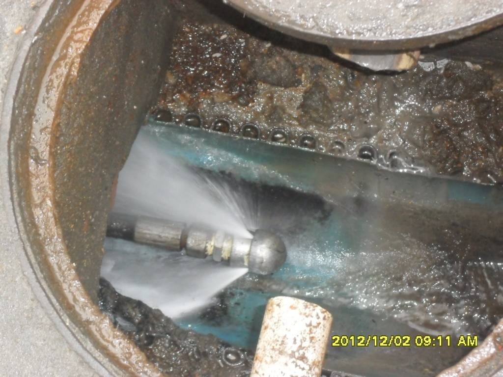 四更镇污水管道高压清洗